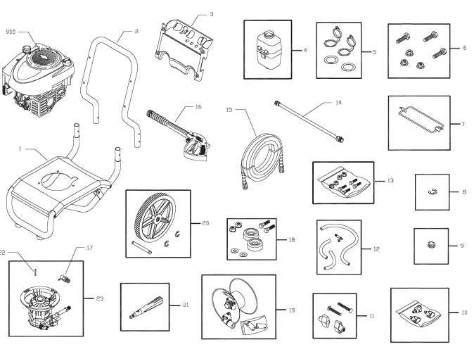 Craftsman Pressure Washer 580752722 Parts